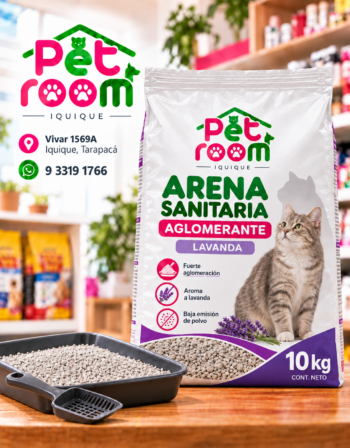 Arena sanitaria aglomerante lavanda 10 kg